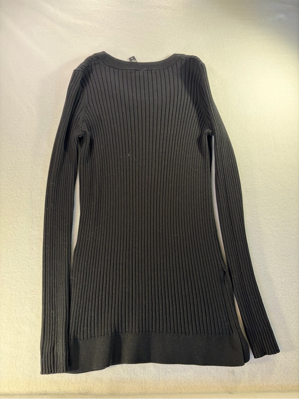 Athleta Black Ribbed Crewneck Top - Picture 6 of 6